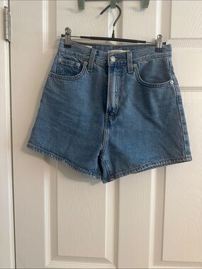 Levis High-Loose Denim Shorts - Blue